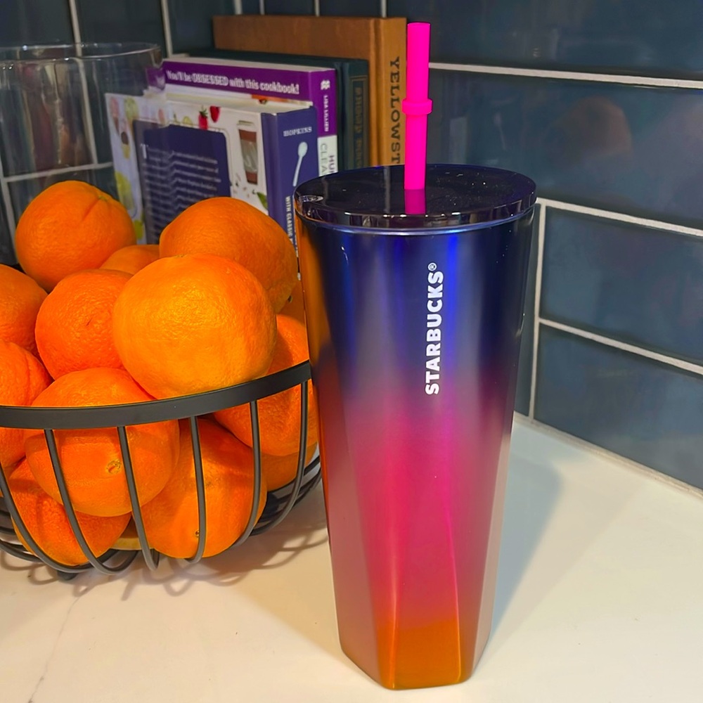 Multi-color Gradient Starbucks Cup